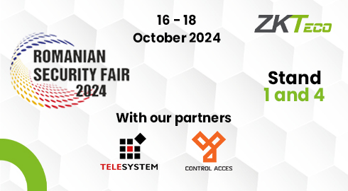 Join ZKTeco Europe at the Romanian Security Fair 2024