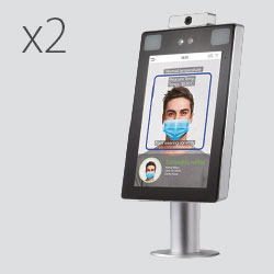 ProFace X [TD] Touchless biometrics face palm recognition body temperature ZKTeco