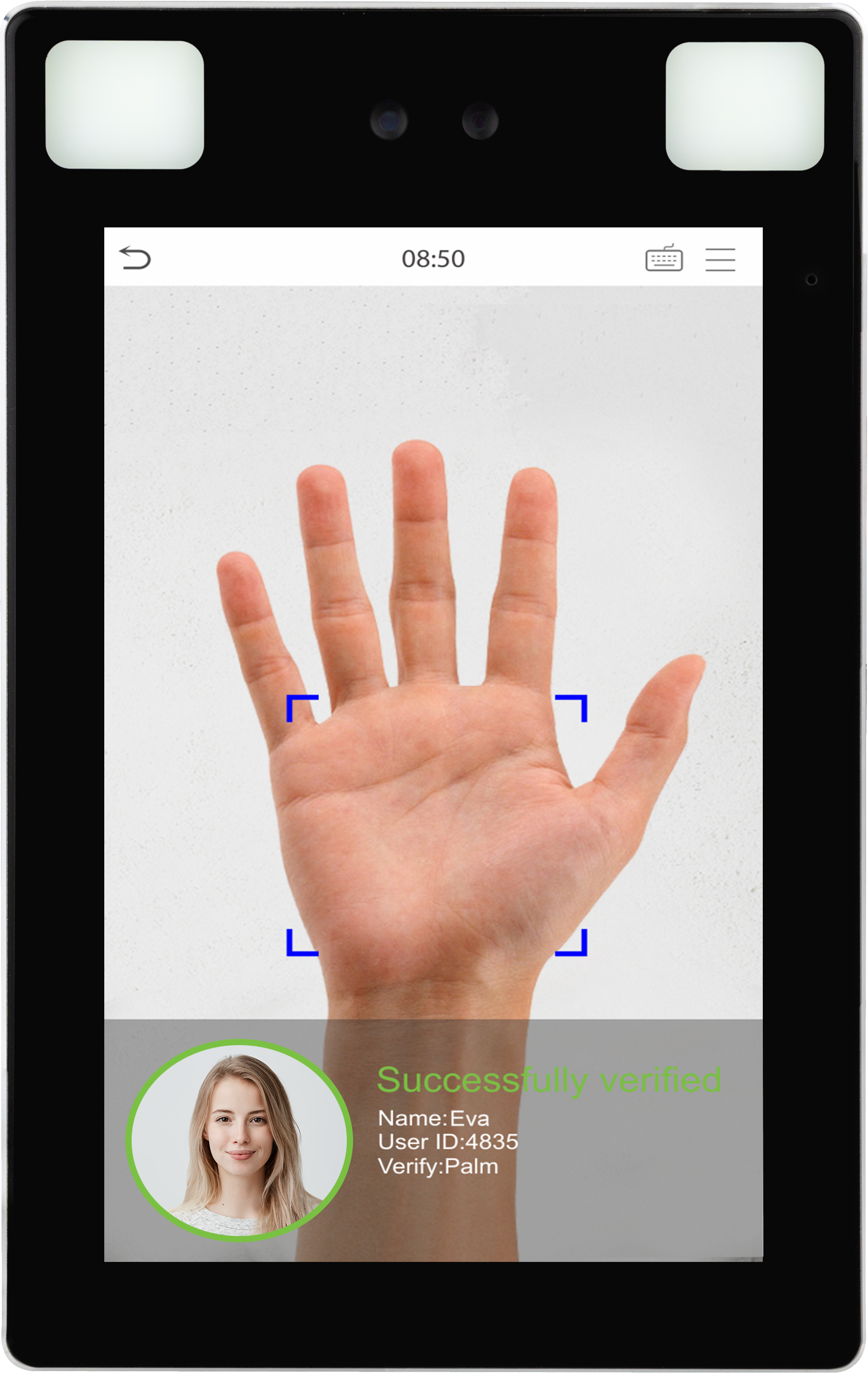 ProFace X P BioOnCard is a Double Verification RFID Biometrics Solution for Access Control