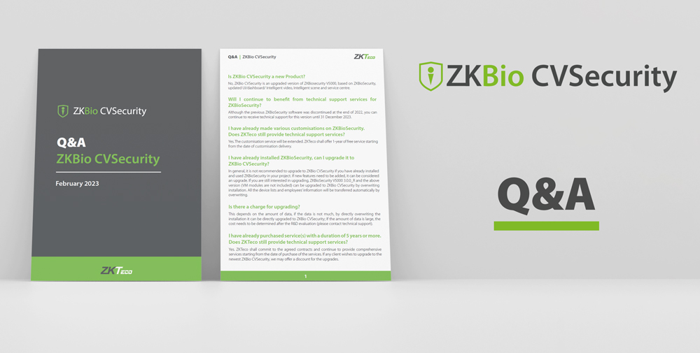 QA ZKBio CVSecurity Web-Based Integrated Security Platform by ZKTeco