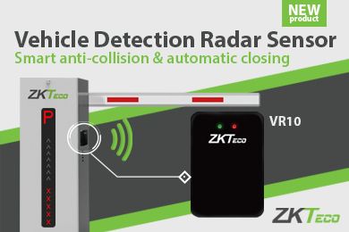 VR10 ZKTeco's neuer Fahrzeugerkennungs-Radarsensor für Parkschranken