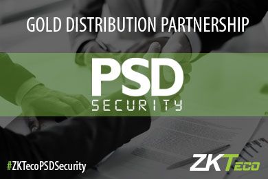 PSD Security and ZKTeco Europe are Gold Distribution Partners!