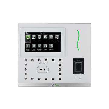 G3 Pro Time Attendance device ZKTeco with palm recognition