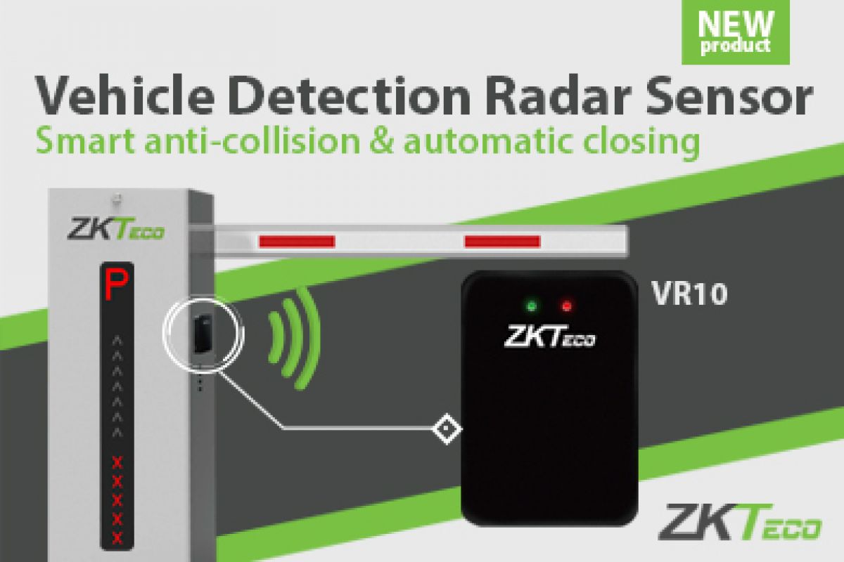 VR10 ZKTeco, le nouveau capteur radar de détection de véhicules pour les  barrières de stationnement